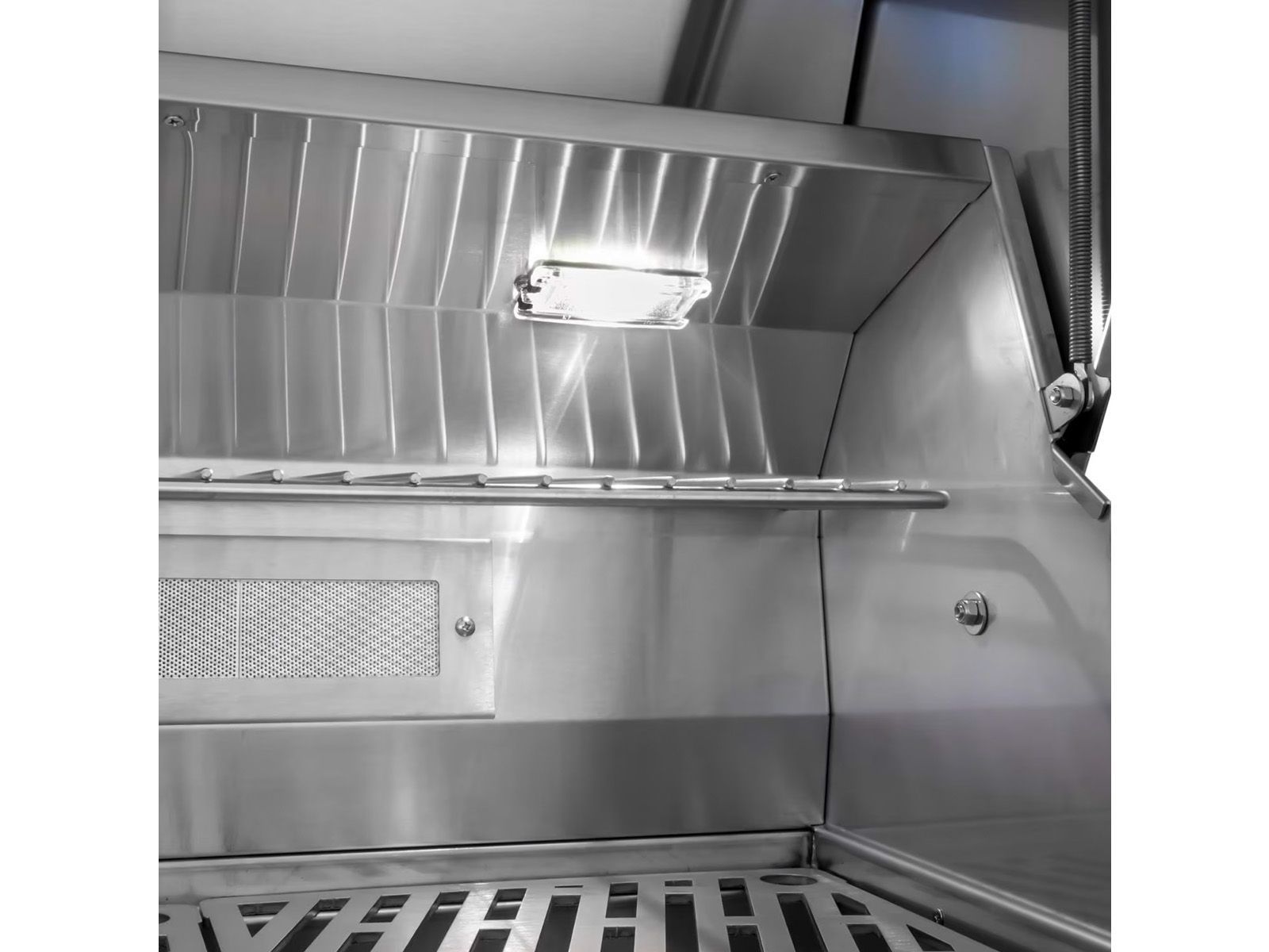 Parrilla de gas Wildfire Ranch Pro de 42 pulgadas, 4 quemadores, acero inoxidable 304 negro con quemador trasero infrarrojo 