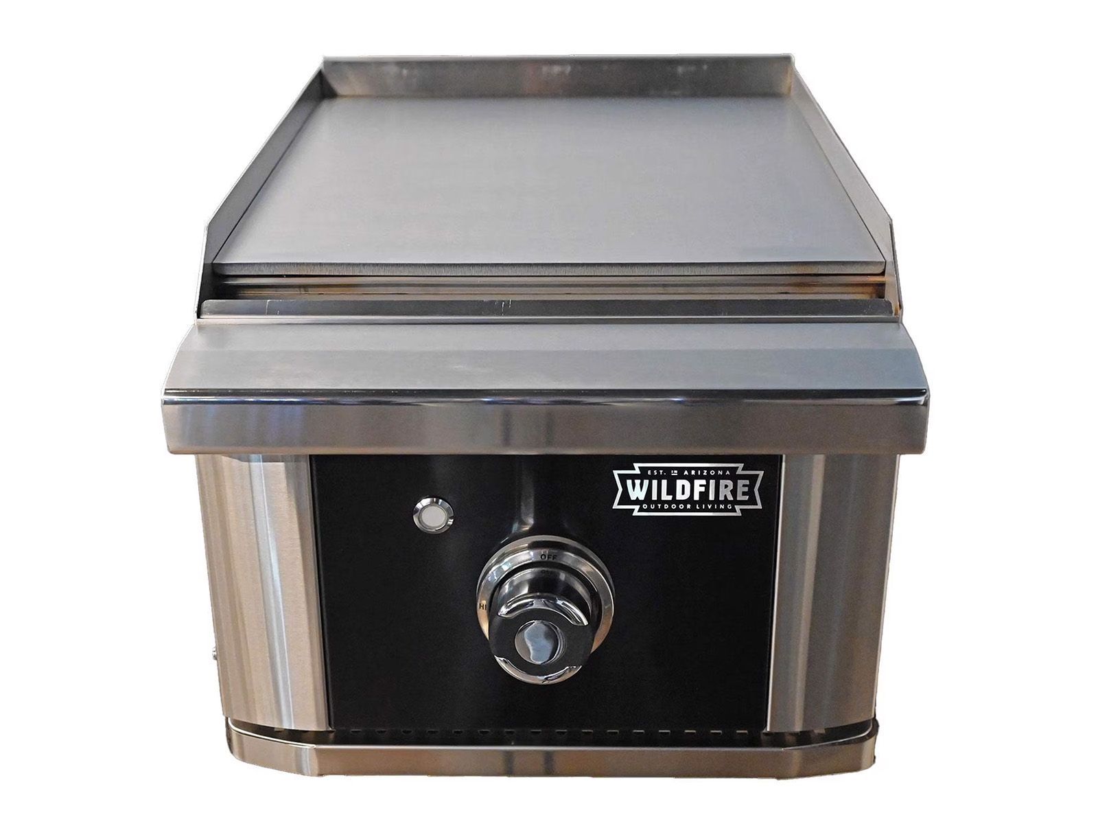 Wildfire Ranch 15-Inch Black 304 Stainless Steel Side Griddle