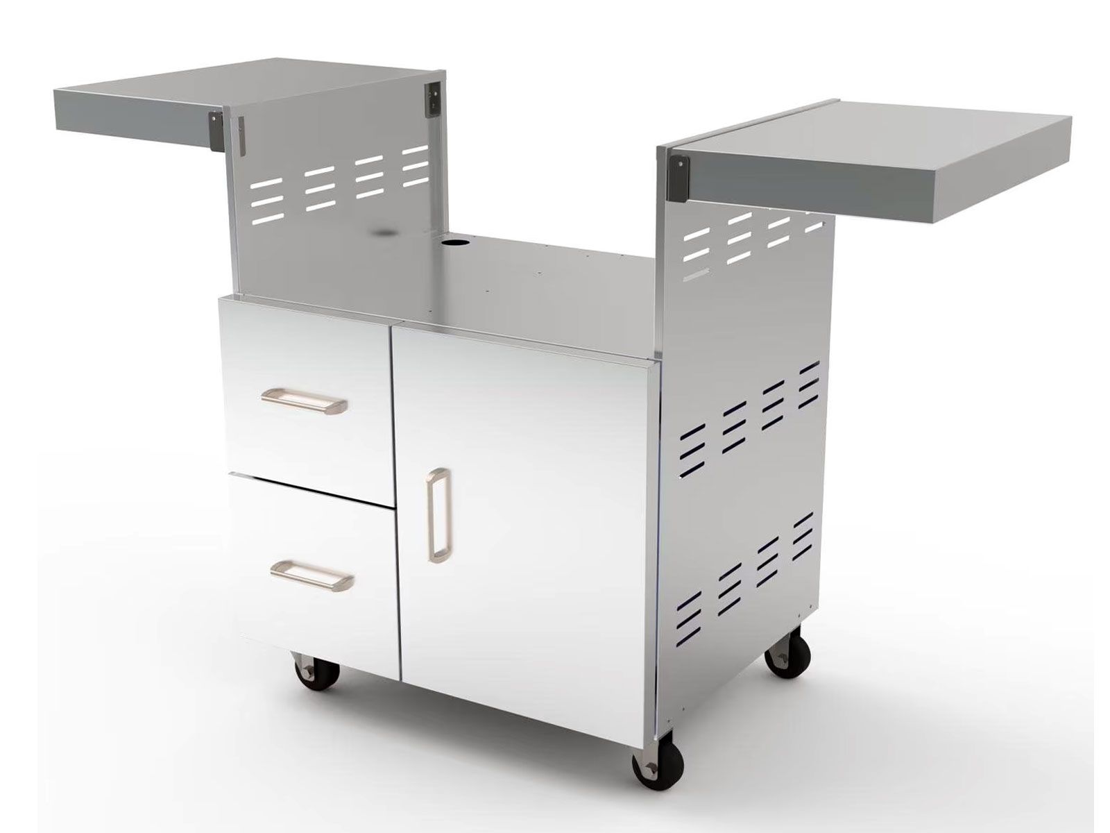 Wildfire 304 Stainless Steel 30-Inch Griddle Cart