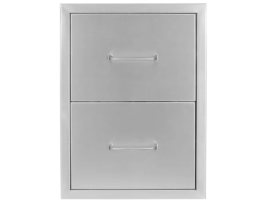 Wildfire 16 X 22 304 Stainless Steel Double Access Drawer