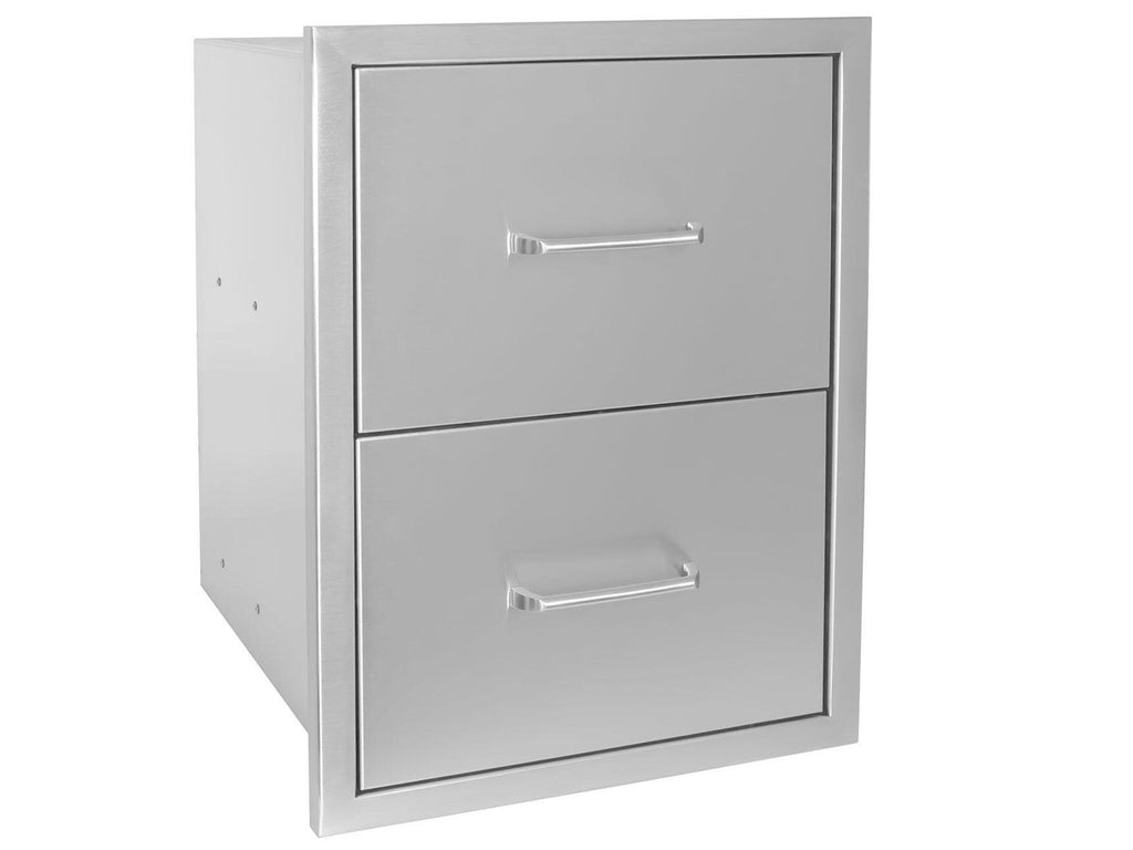 Wildfire 16 X 22 304 Stainless Steel Double Access Drawer