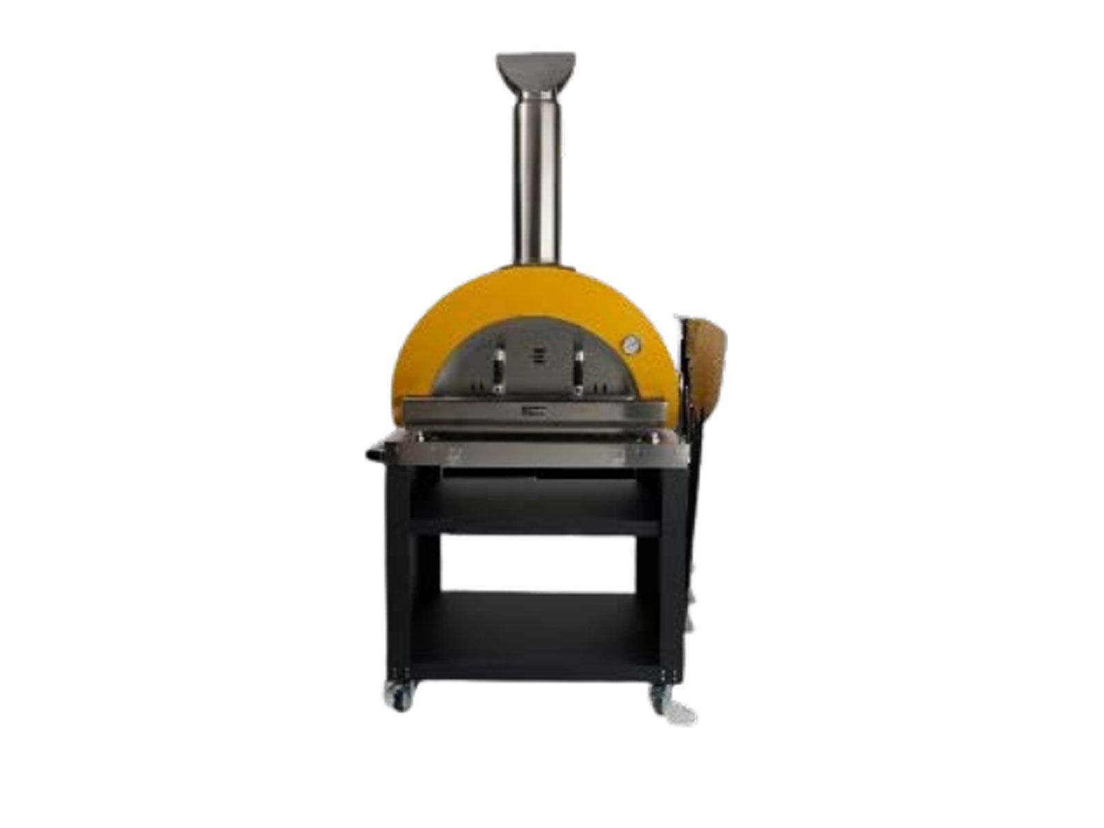 Carrito para horno de pizza de leña Coyote con portaherramientas 