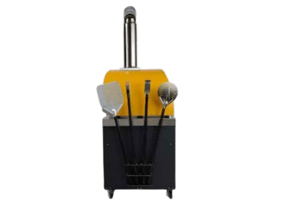 Carrito para horno de pizza de leña Coyote con portaherramientas 